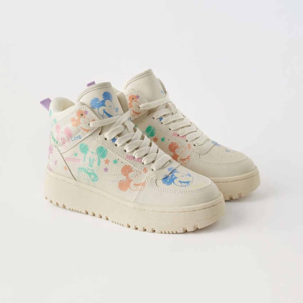 ZARA MICKEY MOUSE DISNEY sports boot - Picture 1 of 6
